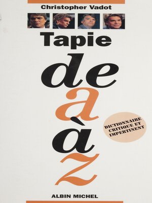 cover image of Tapie de a à Z